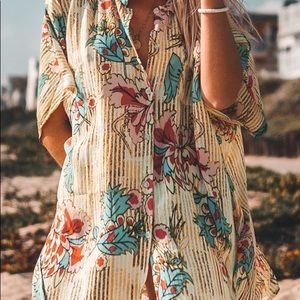 Floral Swimsuit Coverup